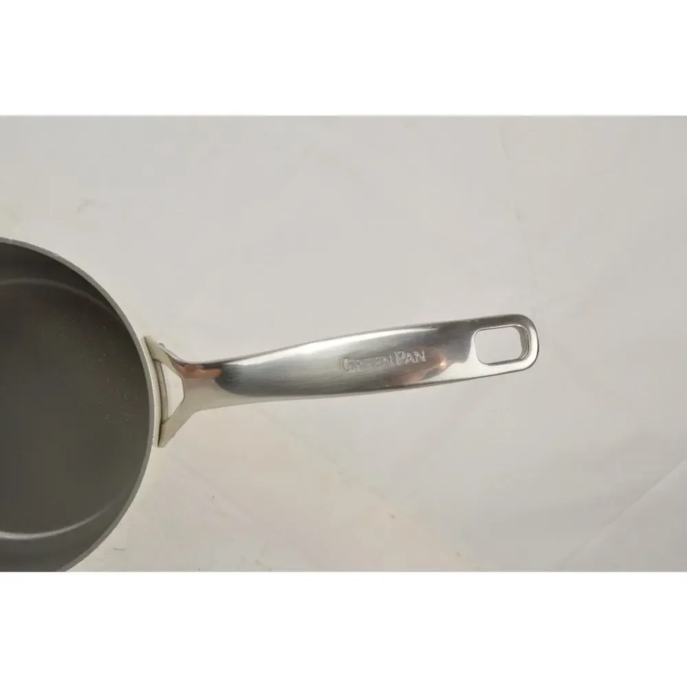 GreenPan 1.5 Qt Magneto-2 Induction Saucepan Pot White w/ Lid Nonstick Cookware
